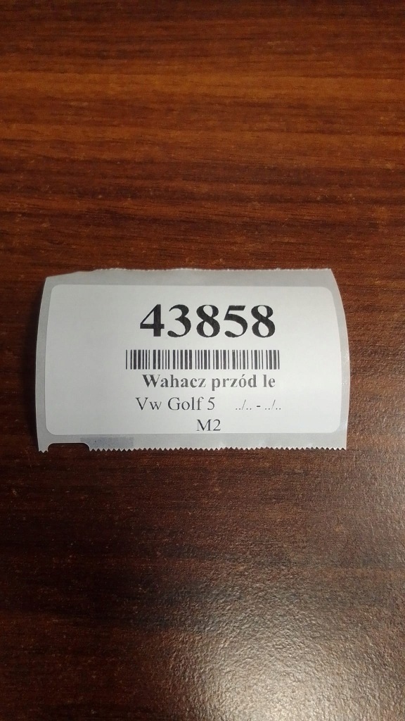 Vw golf v 1.9 tdi рычаг левый перед с Разборки