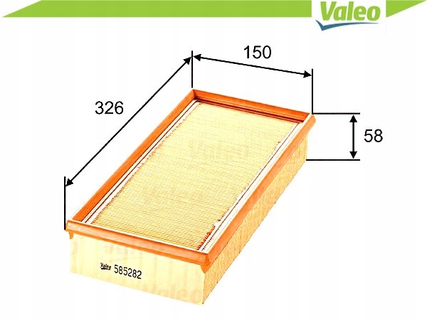 фото №15, Valeo 585282 фільтр повітря
