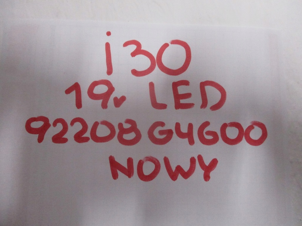 фото №15, Противотуманная фара противотуманные фары hyundai i30 lift led 92207-g4600 92208-g4600 новый