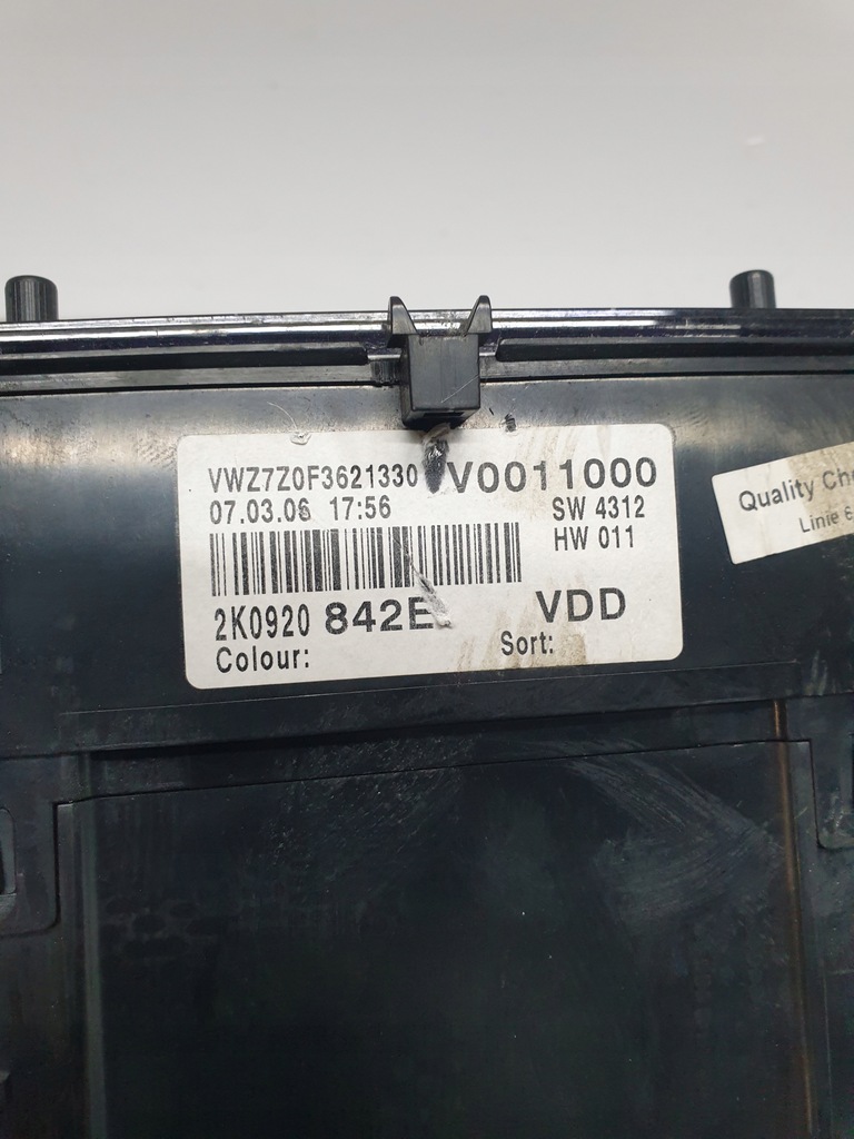 фото №5, Счетчик приборы vw caddy 2k0920842e
