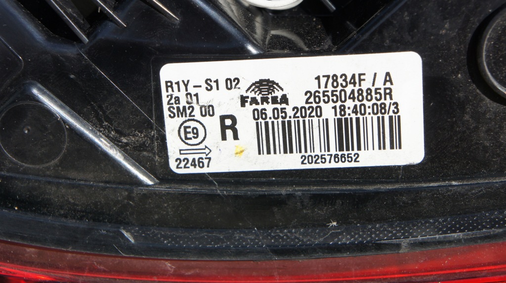 фото №9, Задняя левая правая лампа renault clio v 5 led