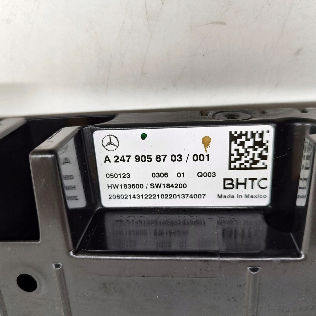 фото №6, Mercedes-benz gle w167 2022 перемикач / вимикач обдув вентилятор