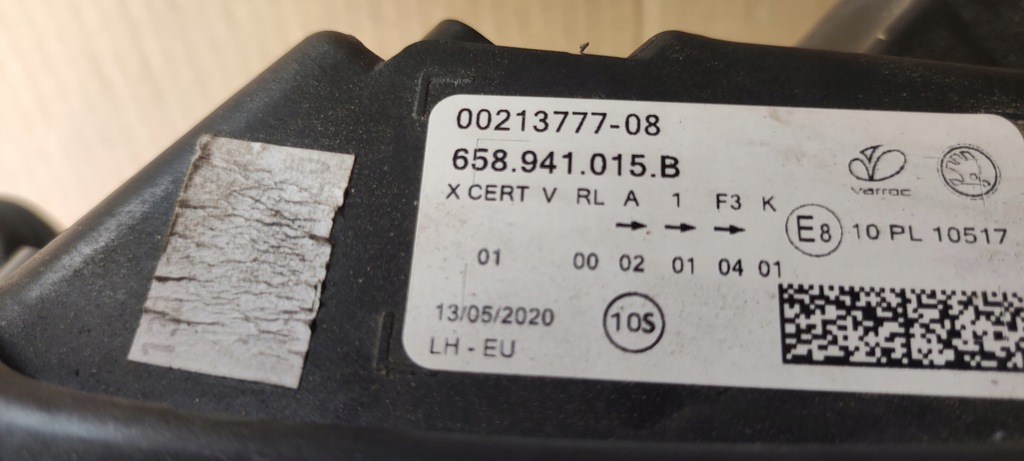 фото №15, Лампа перед skoda kamiq 658