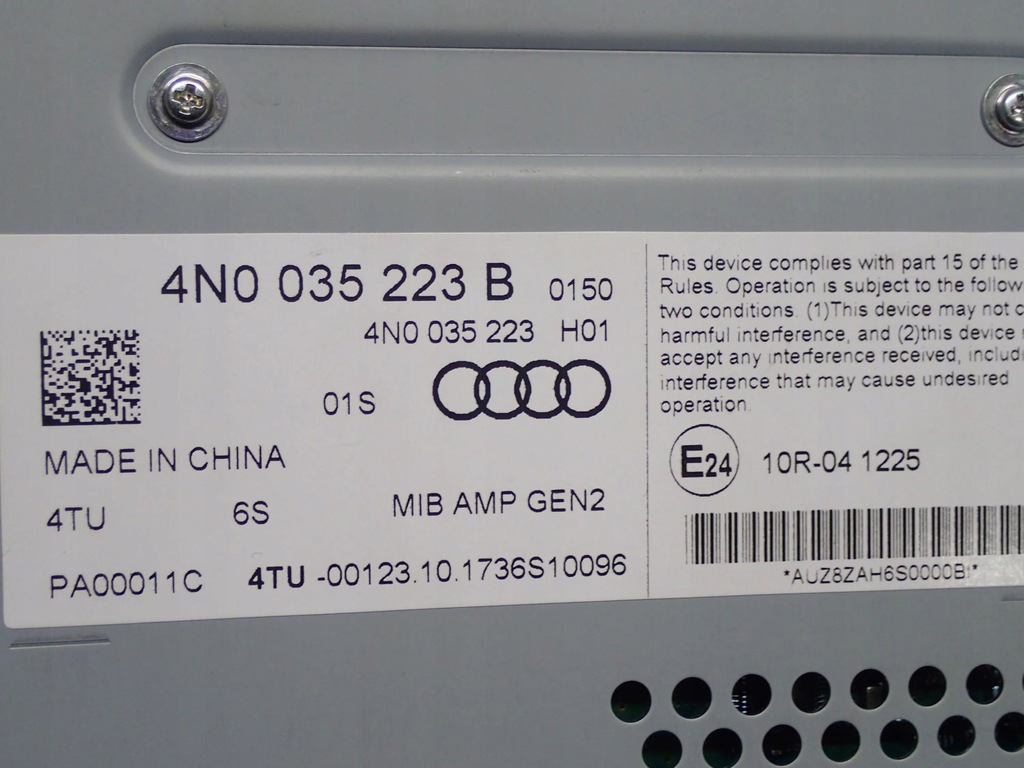 фото №6, ^^ audi a7 s7 4k8 підсилювач bang&olufsen 4n0035223b