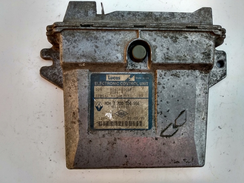 фото №1, Блок управления двигателя 7700104956 renault clio 1,9d