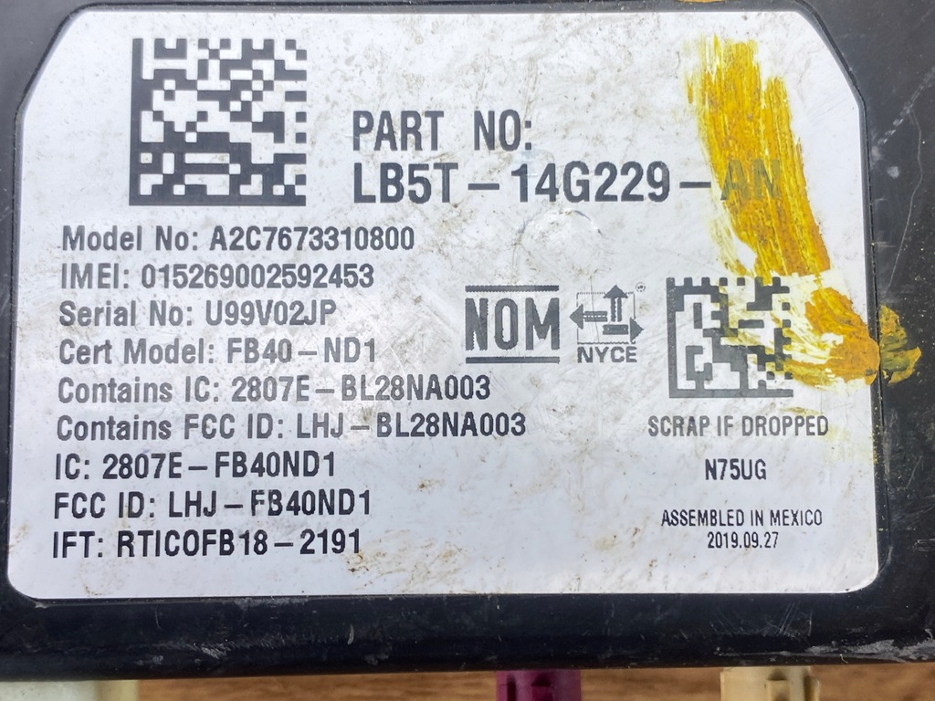 фото №7, Модуль sterownic telematic tcu ford explorer 2020+ usa