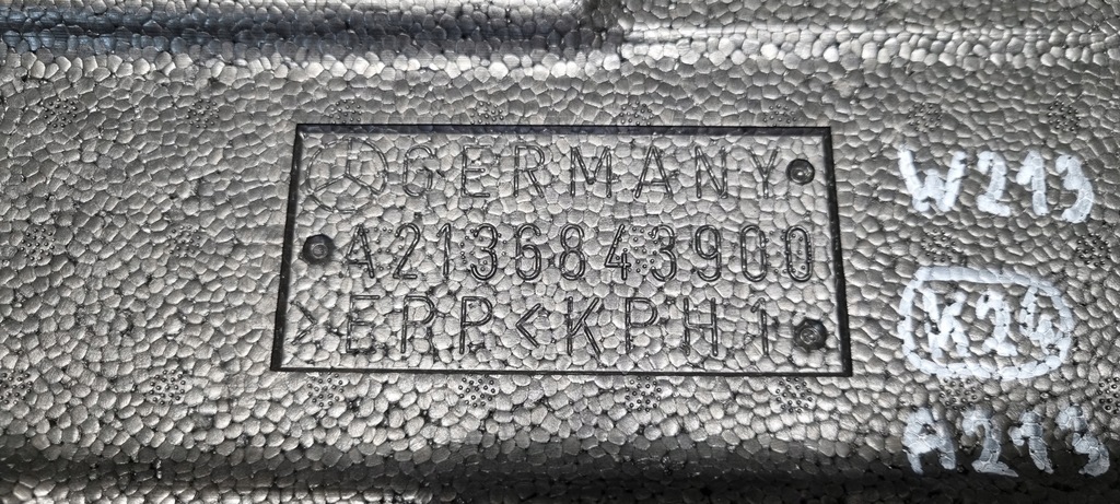 фото №11, Mercedes w213 вкладыш do багажника пенополистирол a2136843900