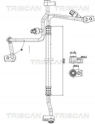 Triscan шланг кондиционера ford focus iv 1.0 18- Цена
