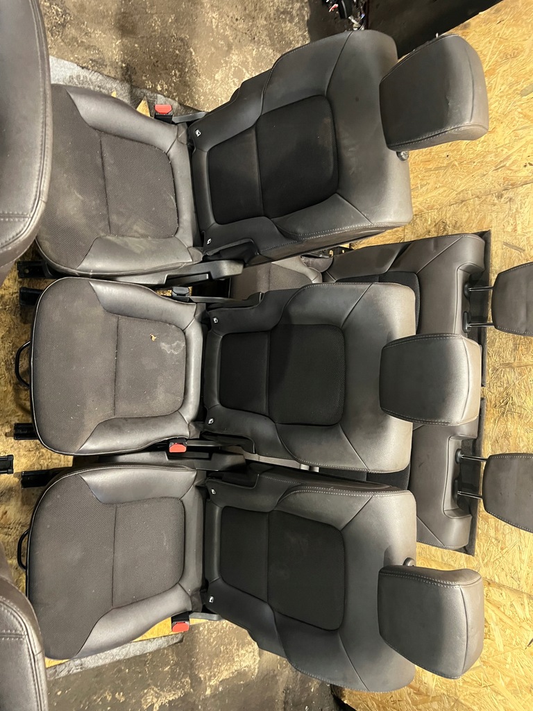 фото №4, Сидіння комплект сидінь обшивки 7 осіб renault espace v шкіра коричневий