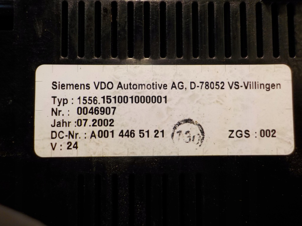 фото №7, Mercedes atego счетчик приборы a 0014465121 / 2 12950710