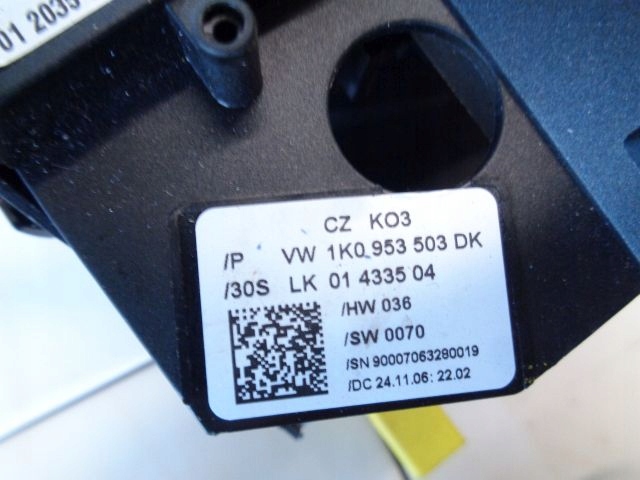 фото №10, Vw golf v plus перемикач комбінований 1k0959653c