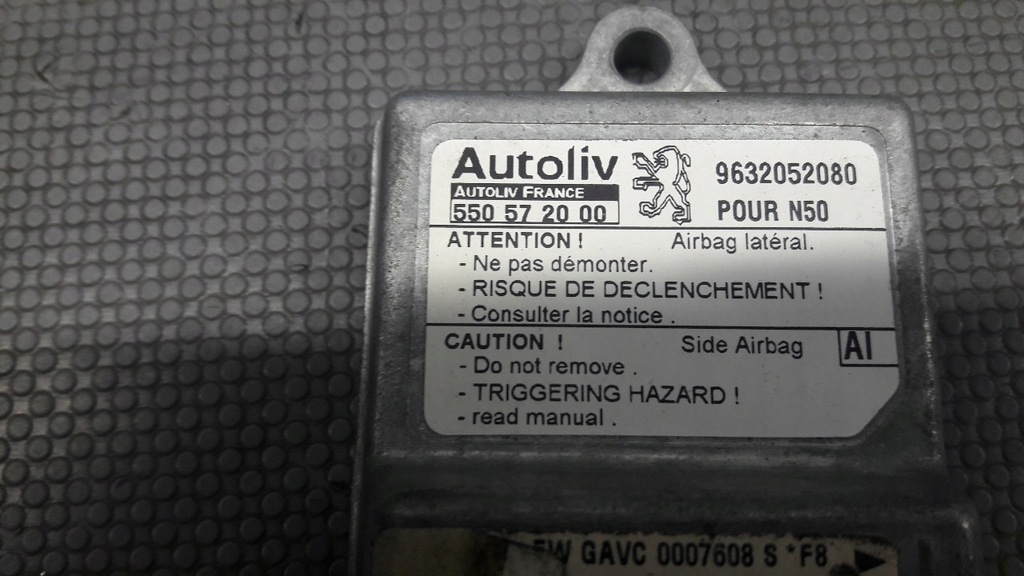 фото №9, 550572000 датчик подушка безопасности peugeot 306