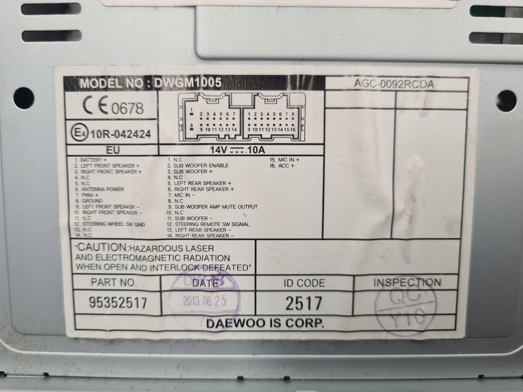 фото №7, Радио дисплей aux mp3 bluetooth chevrolet captiva lift 95352517