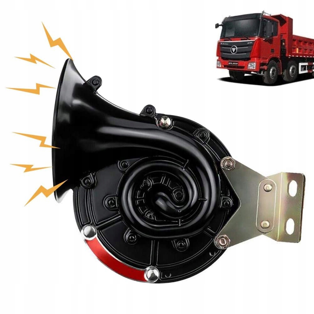 фото №14, 300db сигнал звуковой клаксон червяк 12v громкий