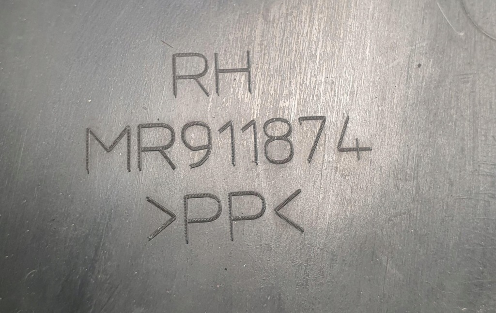 фото №4, Захист корпус правий перед mitsubishi space star mr911874