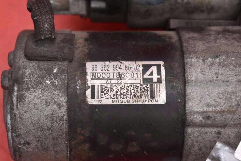 фото №9, Стартер test 9656299480-02 citroen c4 picasso 1 i 1.8 16v 125 km 06-13