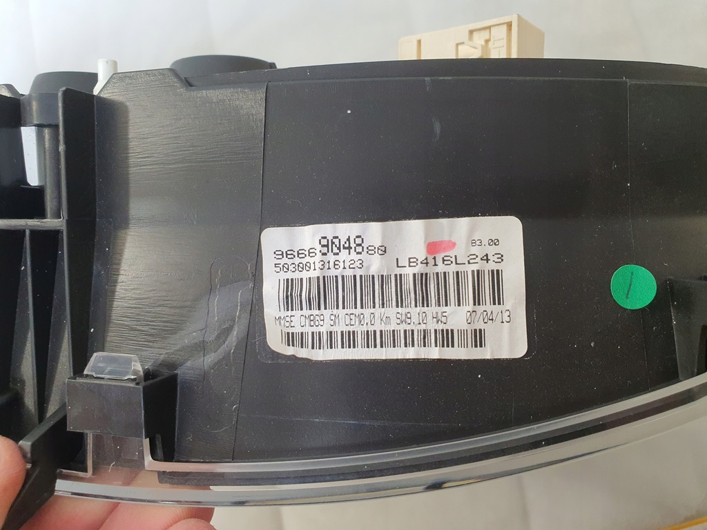 фото №6, Счетчик приборная панель citroen partner ii berlingo iii 9666904880