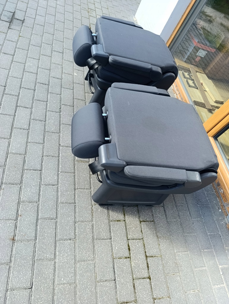 фото №6, Vw t5 t6 multivan сиденья поворотные второй/третий ряд czarne/antracyt