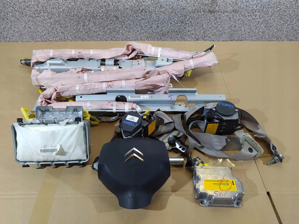 фото №1, Citroen c crosser подушка air bag ремни