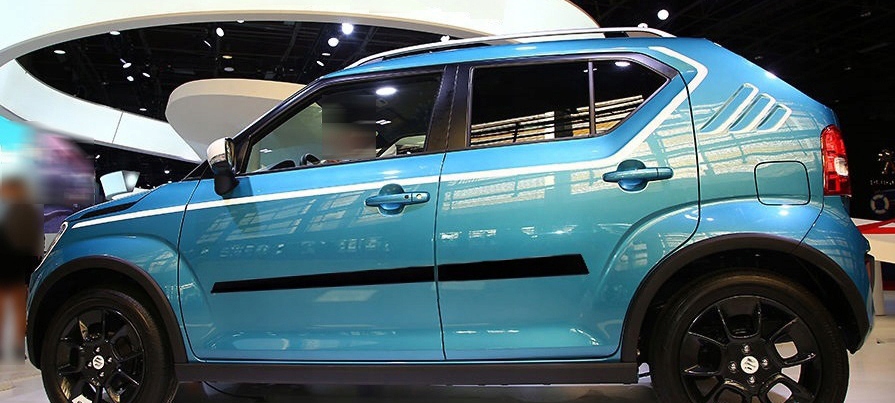 фото №3, Suzuki ignis 2017- хэтчбек накладки боковой дверь