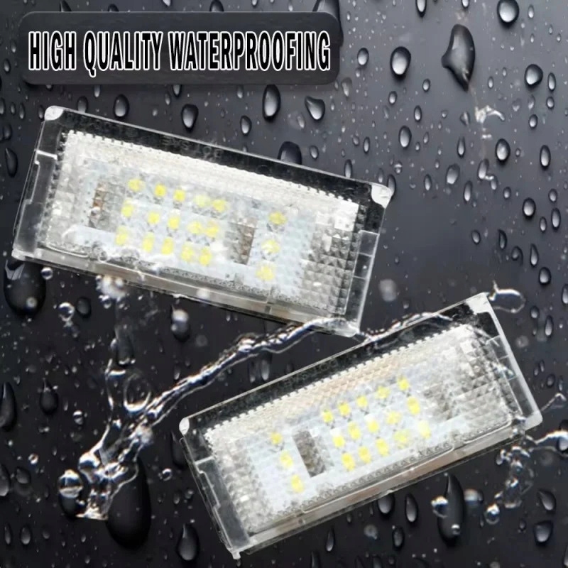 фото №10, Фонари подсветка номерного знака регистрационный led bmw e46 sedan kombi canbus