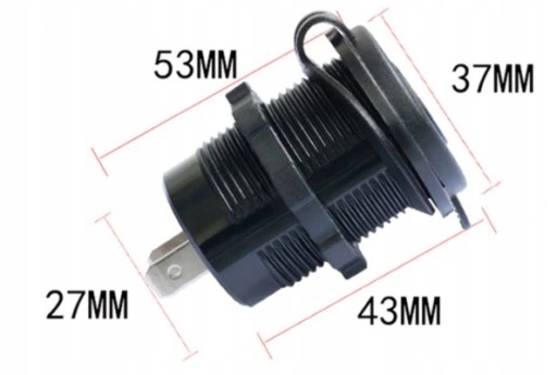 фото №13, Зарядное устройство автомобильная 2xusb qc3.0 woltomierz сенсорный