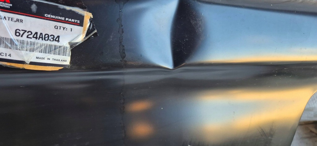 фото №8, Mitsubishi l200 iv lift 10-15 кришка багажника задня / нижня борт nowa org