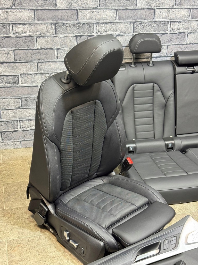 фото №5, Bmw x3 g01 сиденья заднее сиденье обшивки комплект подогрев вентиляция sport m-pakiet