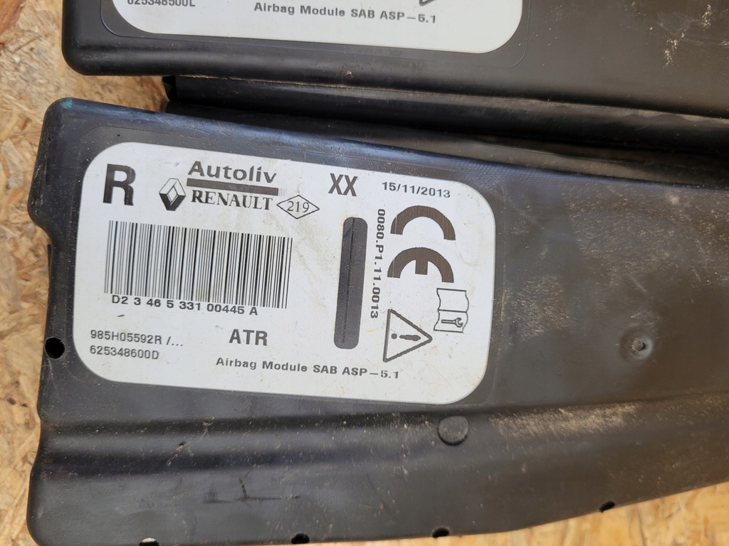 фото №3, Подушка сиденье правая renault clio iv 985h05592r