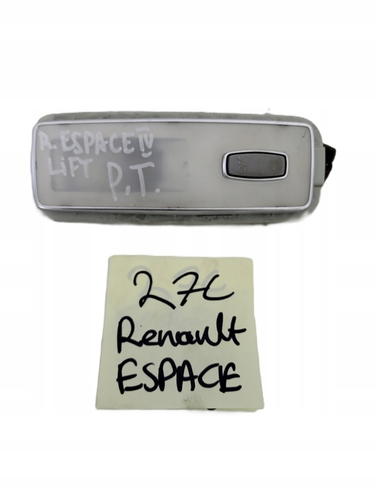 фото №1, Renault espace 8200366364 лампа освітлення кабіни правий задня