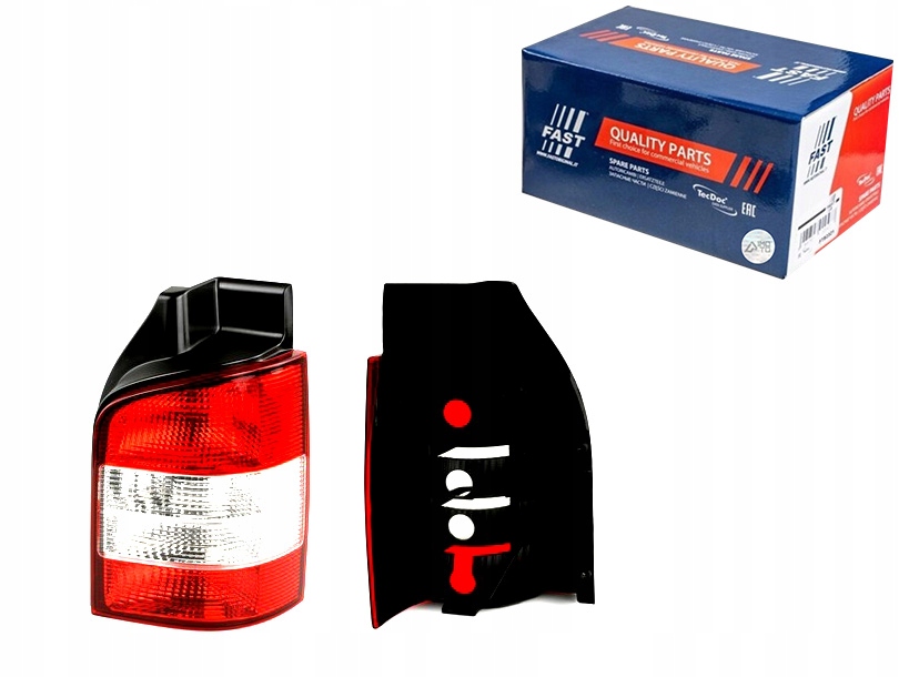 фото №1, Лампа задняя vw transporter правый kombi крышка fast