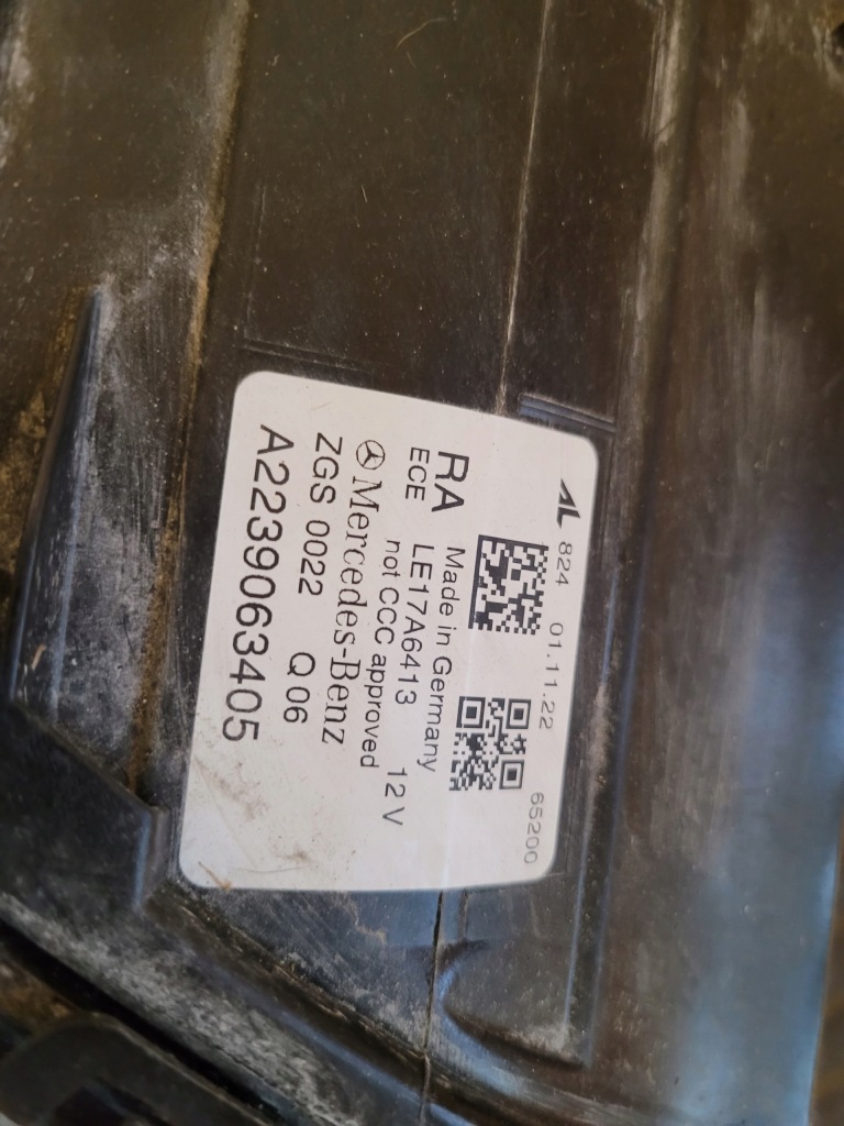 фото №9, Mercedes s klasa w223 lifting комплект лампа a2239063305/3405