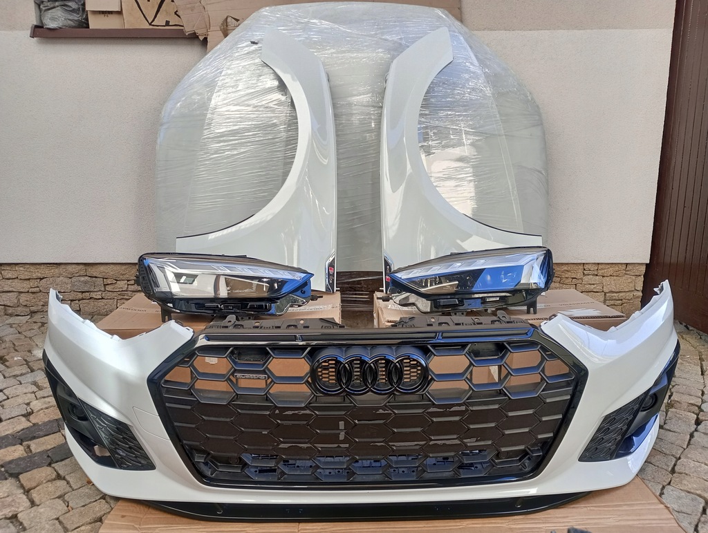 фото №10, Q8 a5 a7 4k q5 бампер s9r перед z7s капот крыло pas y9t x7j a6 c подкрылок