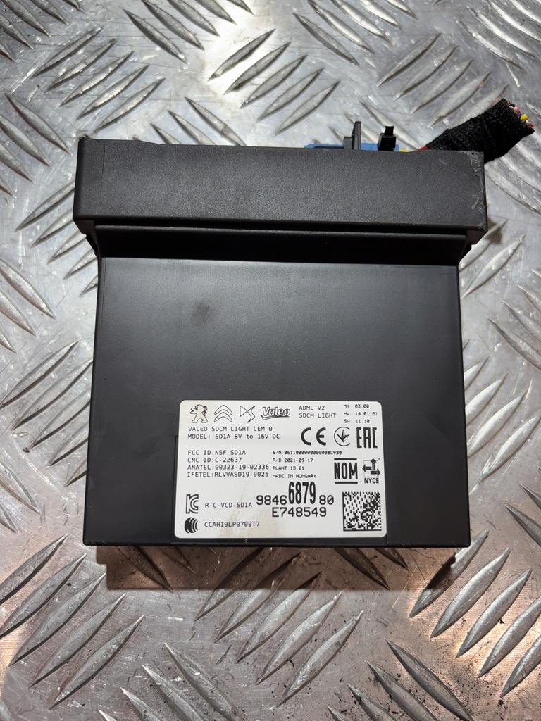 фото №1, Модуль блок управления лампа peugeot e-208 ii 19-