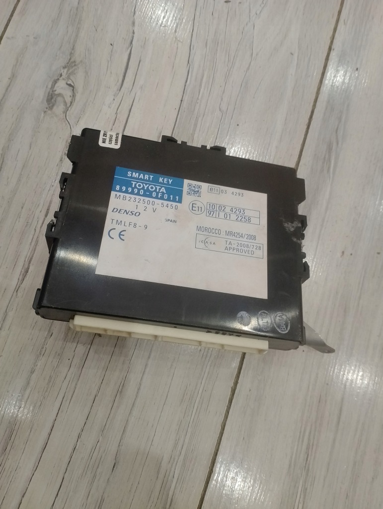 фото №1, Бортовой компьютер блок управления модуль smart key toyota verso 89990-0f011