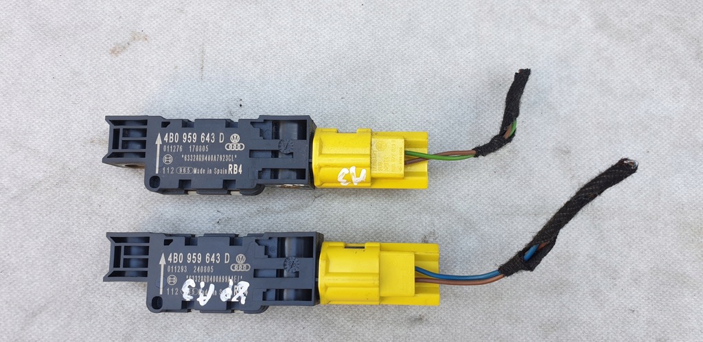 фото №1, Датчик подушек audi a3 8p 2003- 4b0959643d