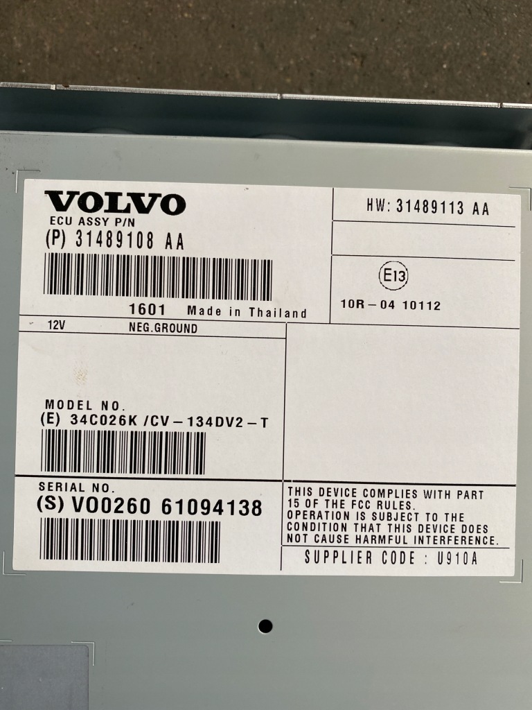 фото №3, Volvo xc60 lift усилитель радио 31489108aa