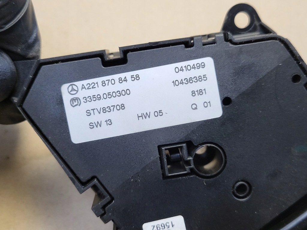 фото №9, Панель перемикачі керування сидіння лівий перед mercedes s w221 оригінальний номер eu