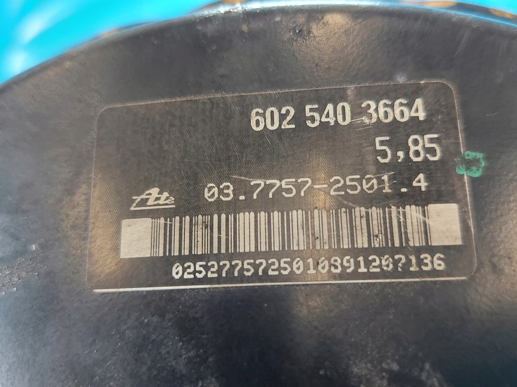 фото №9, Підсилювач гальм насос espace iii 6025403664 3.0 v6