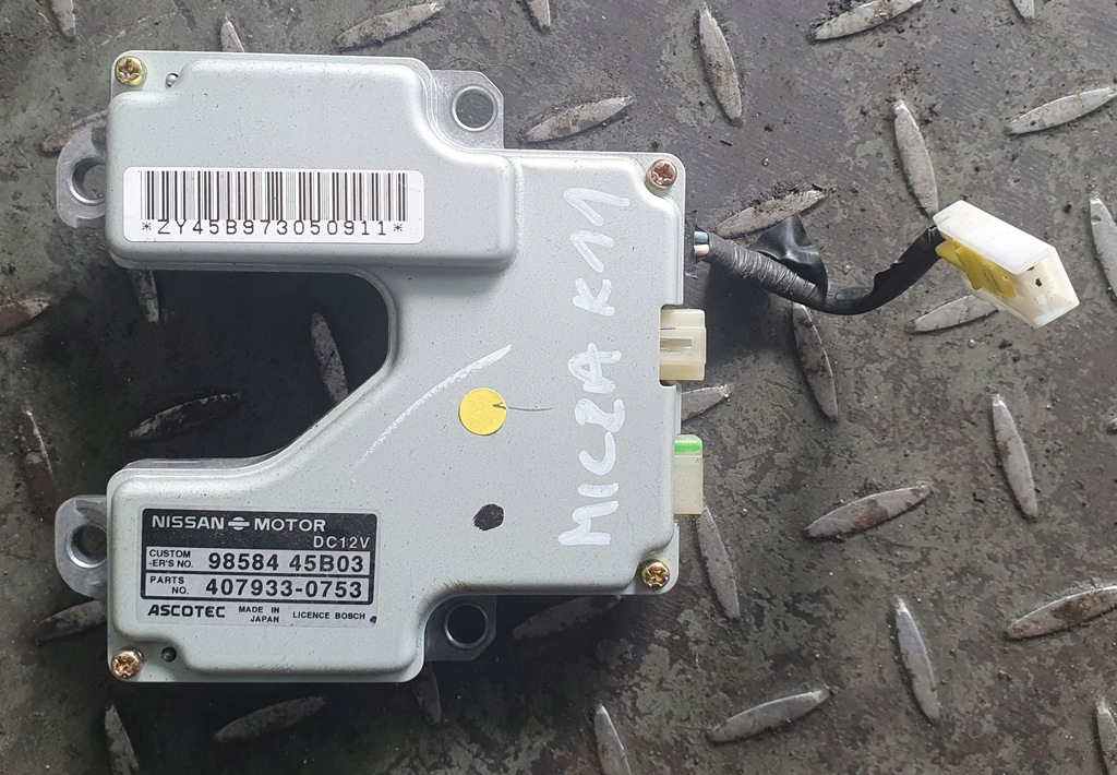 фото №1, Датчик подушка безопасности nissan micra k11 9858445b03