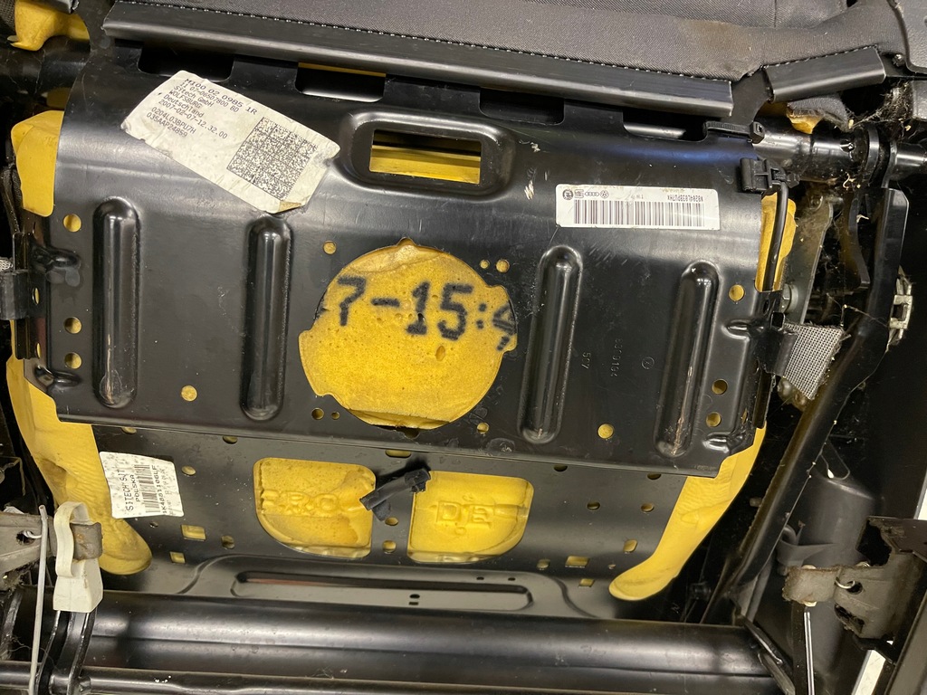 фото №7, Сиденье передний правый пассажира vw caddy iii 03-15