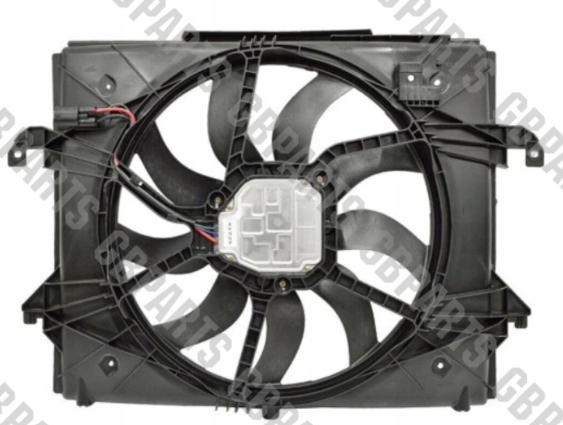 Комплект радіатор води кондиціонера вентилятор dodge ram 2019- Оригінал