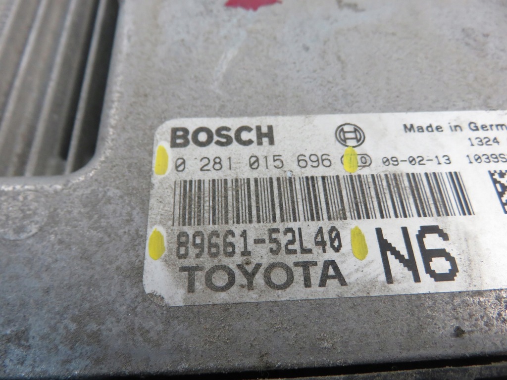 фото №7, Блок управления toyota urban cruiser 1.4 d-4d 89661-52l40 0281015696