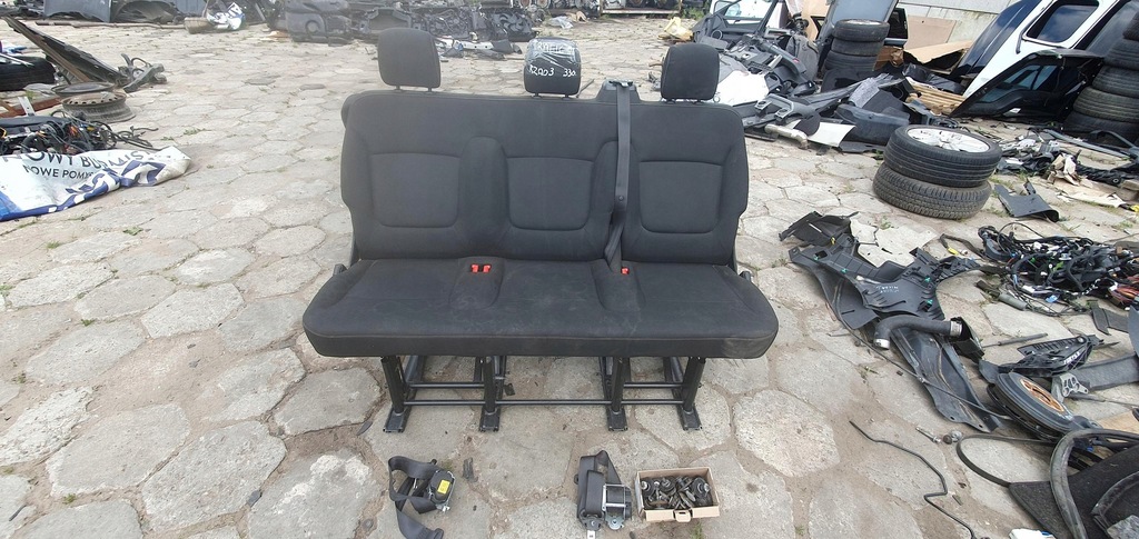 фото №1, Лавка сидіння ремені болти iii ряд renault trafic iii