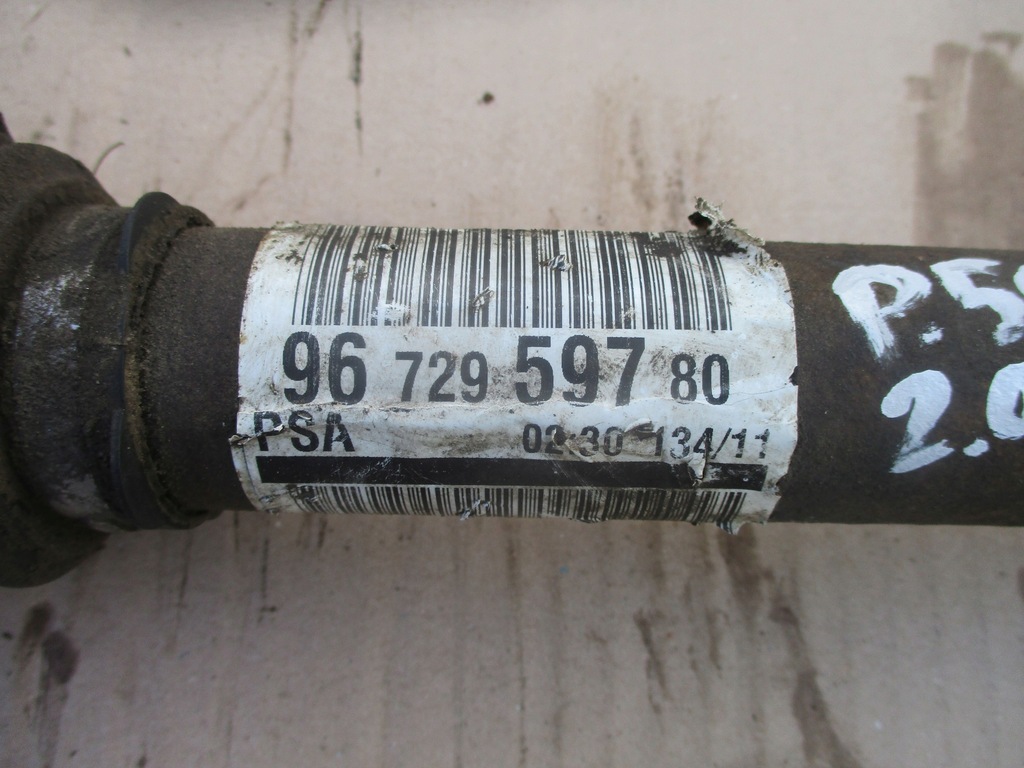 фото №4, Приводной вал левая 9672959780 peugeot 508 2.0hdi