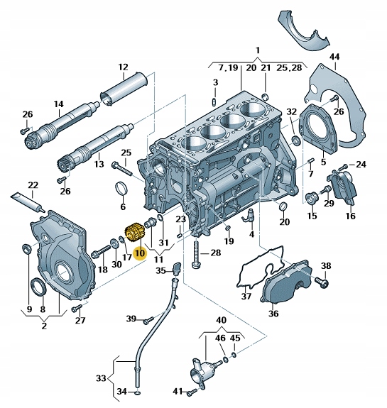 фото №7, Volkswagen оригинальный номер 06k103319a колесо зубчатое