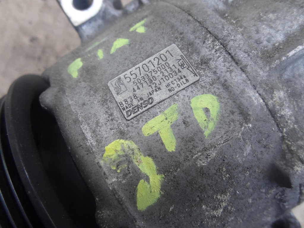 фото №8, Компрессор кондиционера fiat bravo ii 55701201 5d3375000 447190-2131