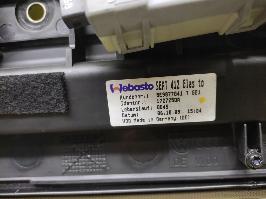 фото №13, Seat exeo kombi люк 4b0959591k