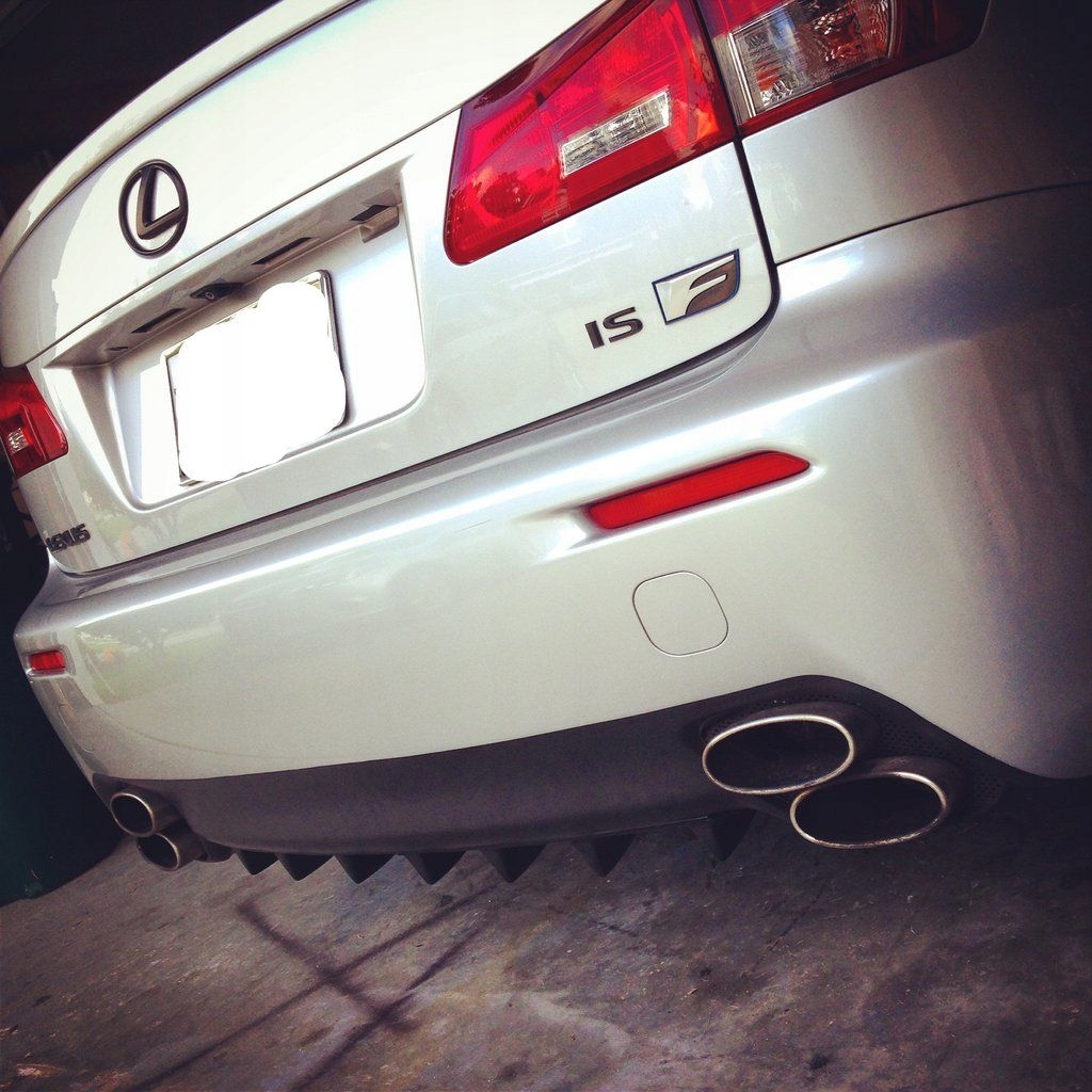 Спойлер заднього бампера lexus is-f xe20 з дифузор shark Ціна