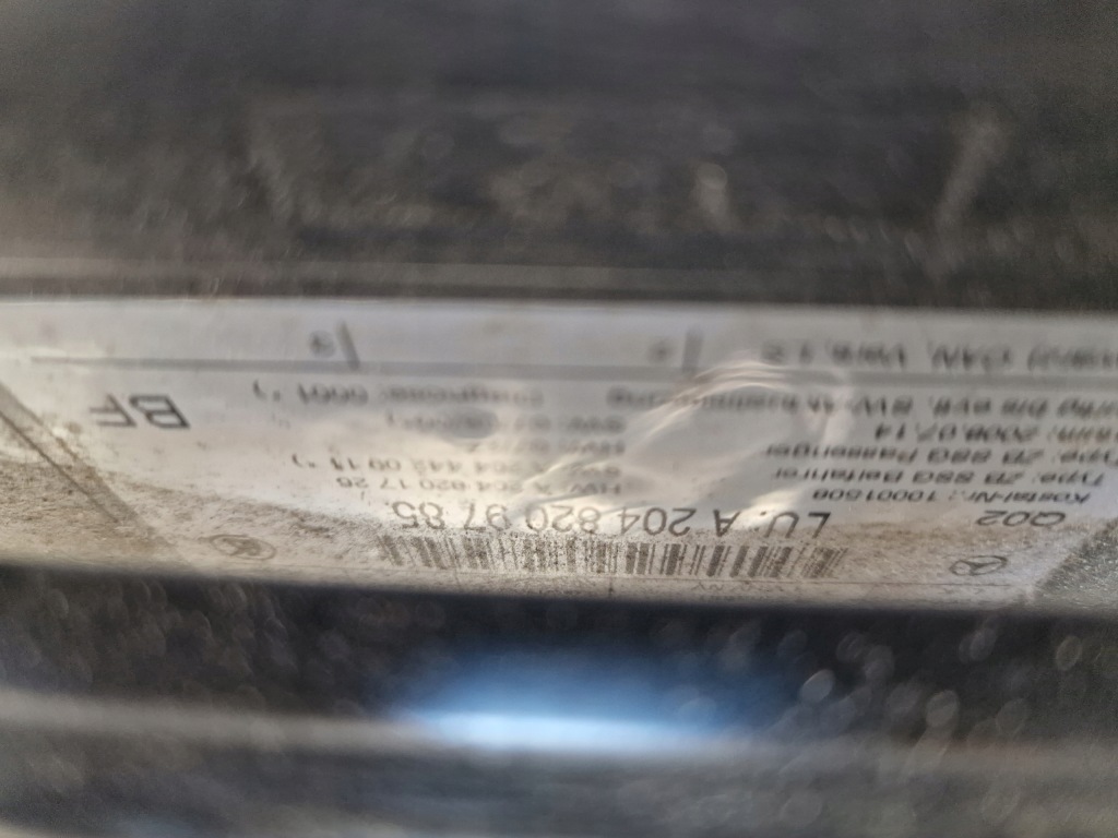 фото №10, Салон сидіння заднє сидіння обшивки пам'ять mercedes w204